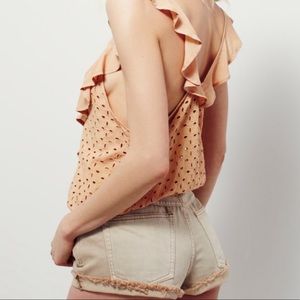 Free People | Soulshine Flouncy Eyelet Tank